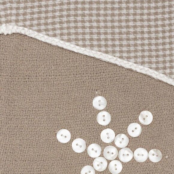 NEW! Pearlescent Christmas Stocking Farmhouse Country Primitive Rustic - Picture 4 of 4